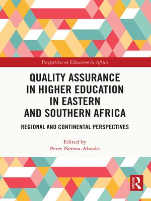 cover image of Quality Assurance in Higher Education in Eastern and Southern Africa